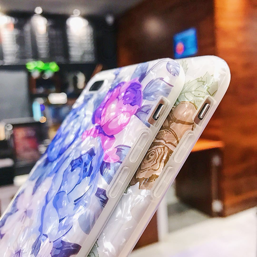 Dream Shell Phone Case For iPhone X XS Max XR Rose Flower Back Cover Cases for iPhone 7 8 6 6s Plus Soft TPU Silicon Dream Shell Phone Case For iPhone X XS Max XR Rose Flower Back Cover Cases for iPhone 7 8 6 6s Plus Soft TPU Silicon